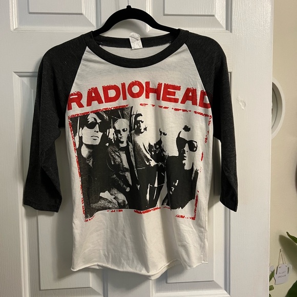 Tops - Radiohead baseball t